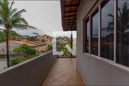 Varanda da Sala 2 de casa à venda com 4 quartos, 355m² em Canaa, Belo Horizonte