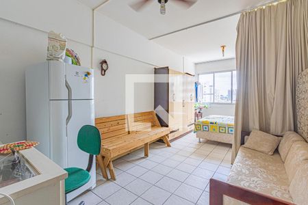 Sala/Quarto de apartamento para alugar com 1 quarto, 49m² em Centro, Florianópolis