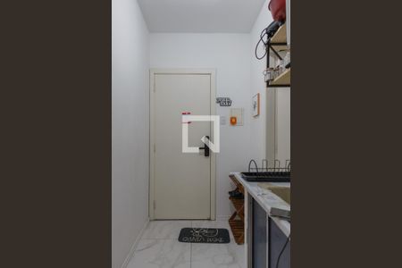 Cozinha de kitnet/studio para alugar com 1 quarto, 18m² em Centro Histórico, Porto Alegre