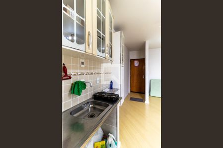 Cozinha de kitnet/studio à venda com 1 quarto, 23m² em Campos Elíseos, São Paulo