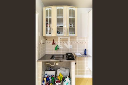 Cozinha de kitnet/studio à venda com 1 quarto, 23m² em Campos Elíseos, São Paulo