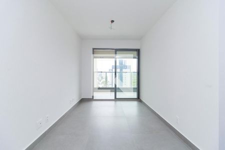 Sala de apartamento à venda com 1 quarto, 45m² em Santo Amaro, São Paulo