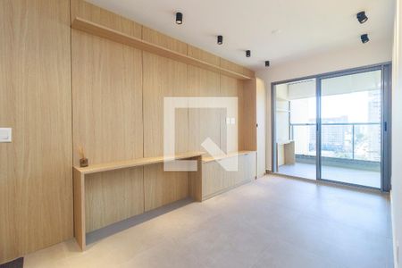 Sala de apartamento à venda com 1 quarto, 43m² em Santo Amaro, São Paulo