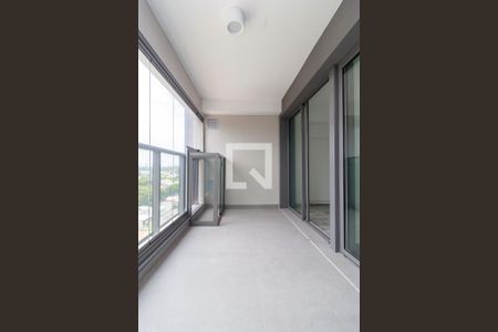 Sala - Varanda de apartamento à venda com 1 quarto, 45m² em Santo Amaro, São Paulo