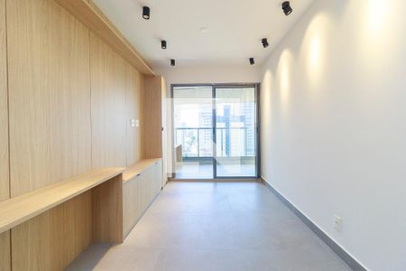 Sala de apartamento à venda com 1 quarto, 43m² em Santo Amaro, São Paulo