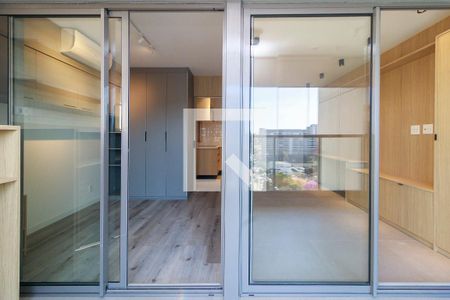 Sala - Varanda de apartamento à venda com 1 quarto, 43m² em Santo Amaro, São Paulo