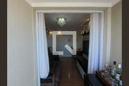 Varanda da sala de apartamento à venda com 2 quartos, 56m² em Vila Galvão, Guarulhos