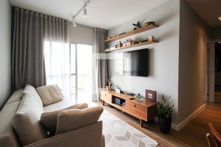Sala de apartamento para alugar com 2 quartos, 69m² em Vila Nova Conceição, São Paulo