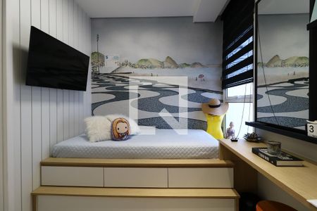 Suíte 1 de apartamento à venda com 2 quartos, 100m² em Vila Alzira, Santo André