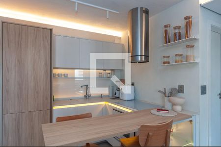 Sala/Cozinha de apartamento à venda com 1 quarto, 88m² em Pompeia, São Paulo