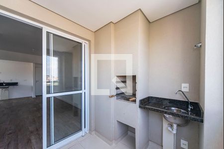 Varanda Gourmet de apartamento para alugar com 2 quartos, 55m² em Vila Tibiriçá, Santo André