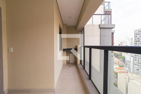 Varanda de apartamento à venda com 1 quarto, 106m² em Bela Vista, São Paulo