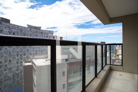 Varanda da Sala de apartamento para alugar com 2 quartos, 53m² em Bela Vista, São Paulo