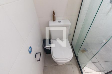 Banheiro da Suíte de apartamento para alugar com 1 quarto, 53m² em Rebouças, Curitiba