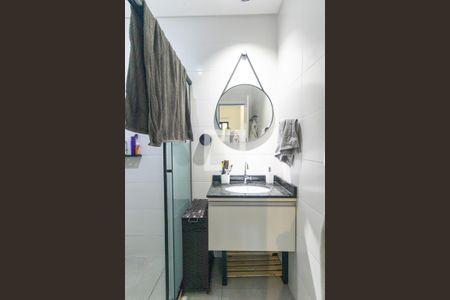 Banheiro da Suíte de apartamento para alugar com 1 quarto, 53m² em Rebouças, Curitiba