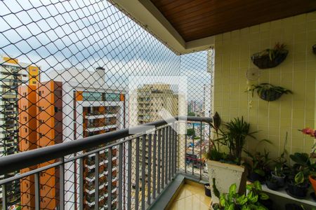 Varanda da Sala de apartamento para alugar com 3 quartos, 124m² em Vila Gomes Cardim, São Paulo