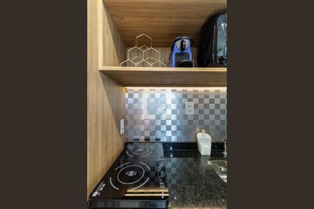 Cozinha de kitnet/studio à venda com 1 quarto, 26m² em Consolação, São Paulo