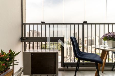 Studio à venda com 26m², 1 quarto e sem vagaVaranda