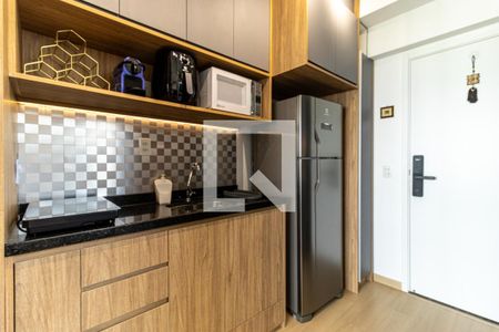 Cozinha de kitnet/studio à venda com 1 quarto, 26m² em Consolação, São Paulo