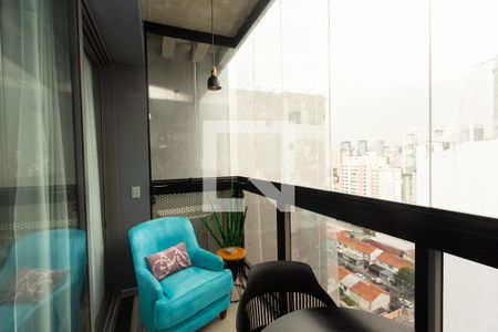 Varanda  de kitnet/studio para alugar com 1 quarto, 24m² em Jardim Maria Rosa Ii, São Paulo