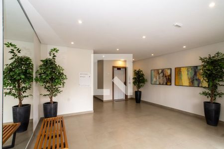 Apartamento à venda com 75m², 3 quartos e 2 vagasHall social