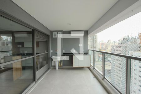 Varanda da Sala de apartamento para alugar com 2 quartos, 82m² em Perdizes, São Paulo