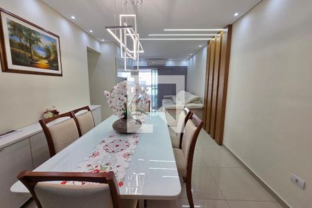 Sala de apartamento para alugar com 3 quartos, 118m² em Aviação, Praia Grande