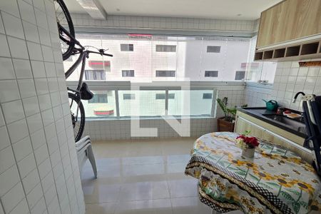 Varanda da Sala de apartamento para alugar com 3 quartos, 118m² em Aviação, Praia Grande