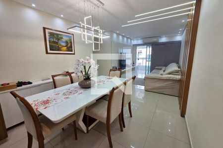 Sala de apartamento para alugar com 3 quartos, 118m² em Aviação, Praia Grande