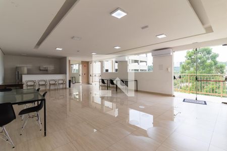 Apartamento para alugar com 44m², 2 quartos e 1 vagaÁrea comum - Salão de festas