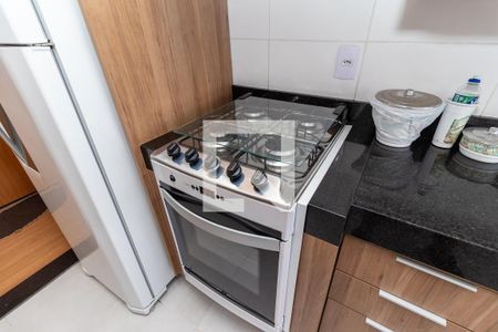 Apartamento para alugar com 44m², 2 quartos e 1 vagaDetalhe da cozinha