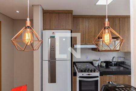 Apartamento para alugar com 44m², 2 quartos e 1 vagaDetalhe da cozinha