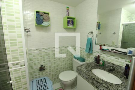 Banheiro da Suíte de apartamento à venda com 2 quartos, 52m² em Quintino Bocaiúva, Rio de Janeiro