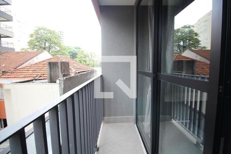 Varanda de kitnet/studio para alugar com 1 quarto, 20m² em Vila Mariana, São Paulo