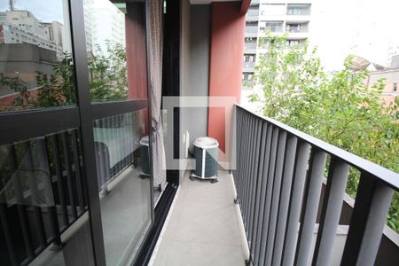 Varanda de kitnet/studio para alugar com 1 quarto, 20m² em Vila Mariana, São Paulo