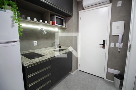 Cozinha de kitnet/studio à venda com 1 quarto, 20m² em Vila Mariana, São Paulo