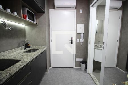 Cozinha de kitnet/studio à venda com 1 quarto, 20m² em Vila Mariana, São Paulo