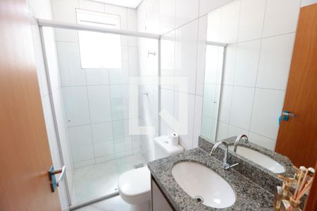 Banheiro Social de apartamento para alugar com 2 quartos, 66m² em Novo Eldorado, Contagem