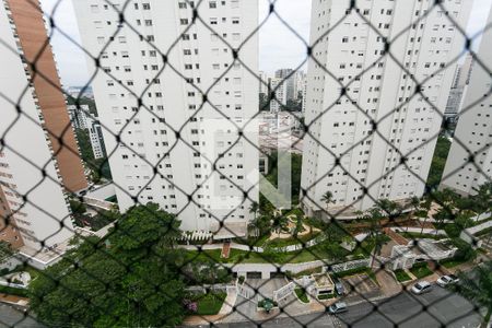 sacada vista de apartamento à venda com 2 quartos, 67m² em Vila Andrade, São Paulo