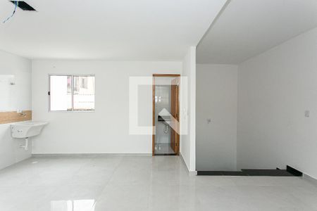 Sala e Cozinha de apartamento à venda com 2 quartos, 75m² em Vila Canero, São Paulo