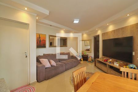 Sala de apartamento à venda com 2 quartos, 83m² em Campestre, Santo André