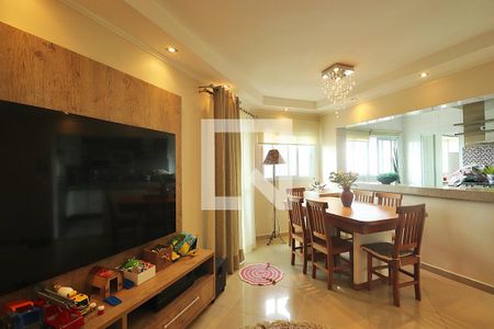 Sala de apartamento à venda com 2 quartos, 83m² em Campestre, Santo André