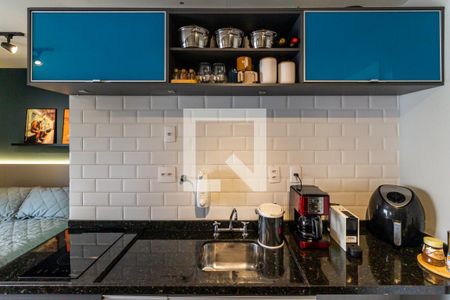Cozinha de kitnet/studio à venda com 1 quarto, 26m² em Campos Elíseos, São Paulo