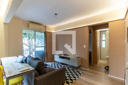 Sala de apartamento para alugar com 1 quarto, 39m² em Vila Buarque, São Paulo