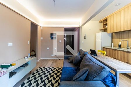 Sala de apartamento para alugar com 1 quarto, 39m² em Vila Buarque, São Paulo