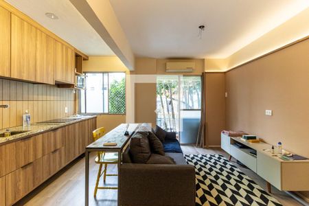 Sala de apartamento para alugar com 1 quarto, 39m² em Vila Buarque, São Paulo