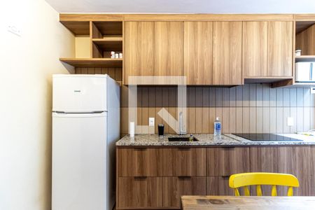 Cozinha de apartamento para alugar com 1 quarto, 39m² em Vila Buarque, São Paulo