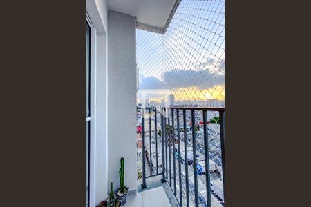 Varanda da Sala de apartamento para alugar com 2 quartos, 40m² em Cambuci, São Paulo