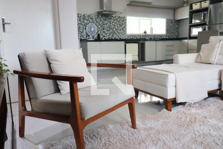 detalhe da sala  de casa à venda com 2 quartos, 160m² em Campestre, São Leopoldo