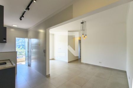 Sala/Cozinha de apartamento para alugar com 2 quartos, 65m² em Canto do Forte, Praia Grande